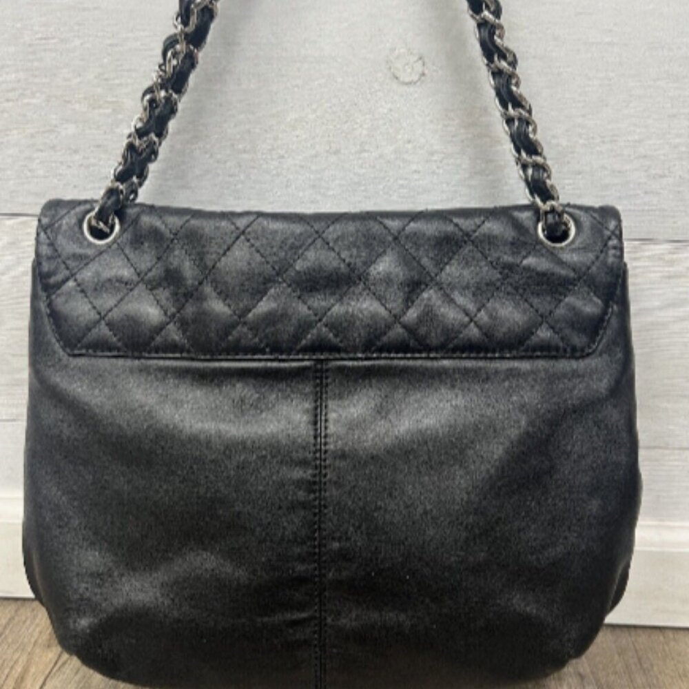 Chanel Lambskin Quilted Large Trianon Messenger Flap black - Picture 7 of 16